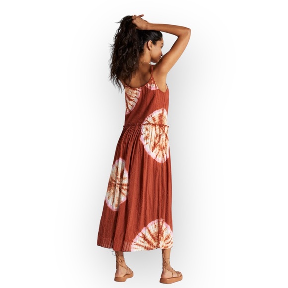 Anthropologie Dresses & Skirts - The Odells Orange Cora Tie-Dye Maxi Dress Large